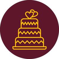 Wedding Cake Vector Icon