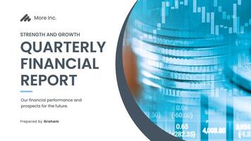 Quarterly Financial Report Presentation template