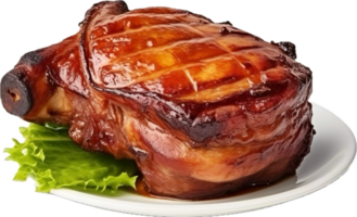 AI generated grilled pork knuckle png