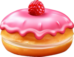 AI generated jelly doughnut png
