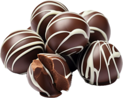 ai généré savoureux Chocolat bonbons png