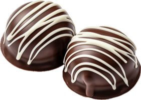 ai generato gustoso cioccolato caramella png