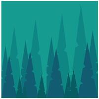 Pine forest background. Vector illustration in flat design. EPS 10. Vector illustration for your design. Template for presentation. Cover to web design. nature element design