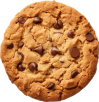 AI generated oatmeal cookie with chocolate png