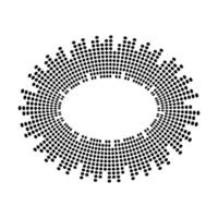 Abstract equalizer music sound wave circle vector icon symbol. logo design, round line icon, circle item, elements background, illustration