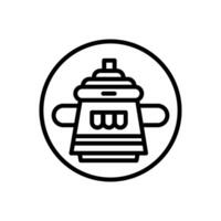 kitchen Accessories Vector Line Icon