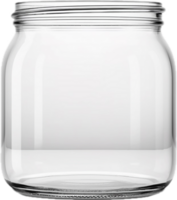 ai gegenereerd leeg glas pot PNG