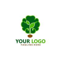 green seed brain logo design vector