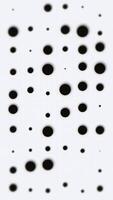 Vertical video - trendy abstract motion background animation with gently moving black dots on a grid pattern. This modern stylish background is full HD and a seamless loop.