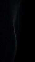 Vertical video - minimalist dark motion background with a gently flowing digital fractal wave. This abstract technology background is full HD and a seamless loop.