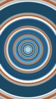 Vertical video - hypnotic repeating shiny colorful circles. Looping full HD motion background.