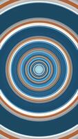 Vertical video - hypnotic repeating shiny colorful circles. Looping full HD motion background.