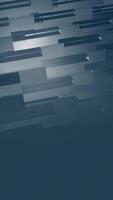 Vertical video - abstract, blue corporate or technology motion background animation - patterned effect with gently moving geometric shapes. Seamless loop with copy space.