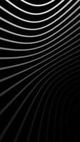 Vertical video - black and white minimalist twisting circles motion background animation.