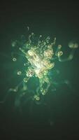 Vertikale Video - - abstrakt organisch Zellen Wissenschaft Bewegung Hintergrund Animation.