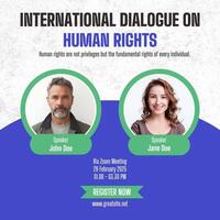 Human Rights Webinar LinkedIn Post template