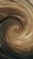 Vertical video - silky smooth liquid motion spiral abstract motion background animation.