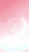 vertical vídeo - pastel rosado y blanco espiral movimiento antecedentes animación. lleno hd y bucle resumen antecedentes. video