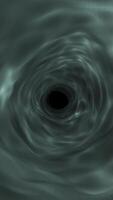 Vertical video - abstract liquid wormhole energy vortex motion background animation.