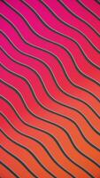 Vertical video - pink orange color gradient with wavy lines background. This fun vibrant motion background animation is full HD and a seamless loop.