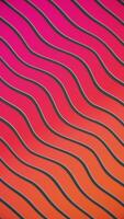 Vertical video - pink orange color gradient with wavy lines background. This fun vibrant motion background animation is full HD and a seamless loop.