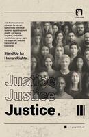 Call For Action Human Rights Poster template