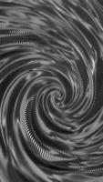 Vertikale Video - - elegant glänzend Silber Hintergrund mit ein sanft fließend silbrig metallisch Spiral. diese Luxus Bewegung Hintergrund Animation ist voll hd und ein nahtlos Schleife.