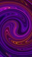 Vertical video - colorful swirling glowing neon lines background. This psychedelic swirl pattern background is full HD and a seamless loop.