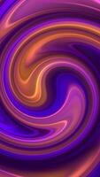 Vertical video - colorful swirling neon colored purple, pink and gold liquid motion background. This trippy psychedelic swirl pattern background is full HD and a seamless loop.