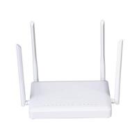 Wireless WiFi router isolated on white background photo