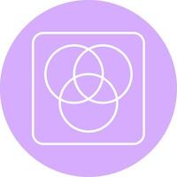 Diagram Line Multicircle Icon vector