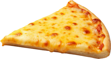 ai gegenereerd plak van kaas pizza PNG