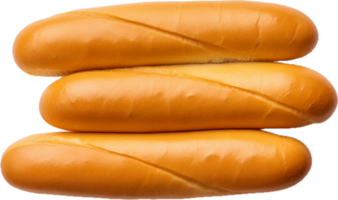 AI generated hot dog buns png