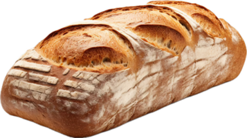 AI generated loaf of bread png