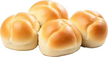 AI generated plain kaiser rolls png