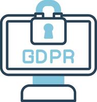 gdpr vector icono