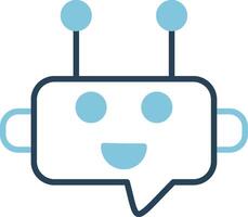 Robot Chat Vector Icon