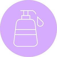 Liquid Soap Line Multicircle Icon vector