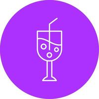 Goblet Line Multicircle Icon vector