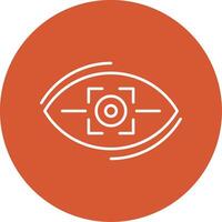 Vision Line Multicircle Icon vector