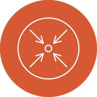 Minimize Line Multicircle Icon vector