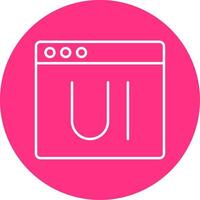 Ui Line Multicircle Icon vector