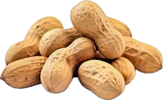 AI generated whole shell peanuts png