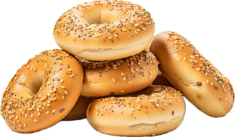 ai genererad bagels baka png