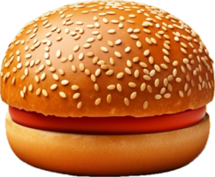 AI generated bun for hamburger png