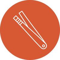 Tweezer Line Multicircle Icon vector