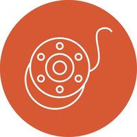 Bobbin Line Multicircle Icon vector
