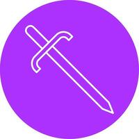 Cutlass Line Multicircle Icon vector