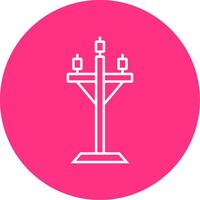 High Voltage Line Multicircle Icon vector