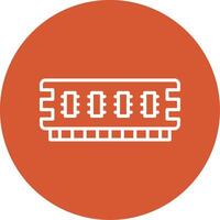 Ram Line Multicircle Icon vector